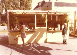 Honey concession stand on grounds