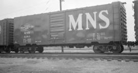 Min.[neapolis] Northfield and Southern Rly. [Boxcar #1283]