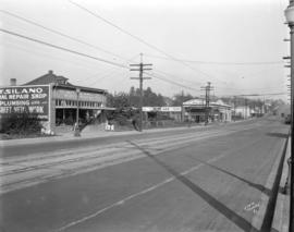 Looking east on Fourth Ave. west of MacDonald St.