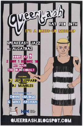 Queerbash : it's a dress-up mess-up : Sat., Feb. 26th : Speakeasy Jazz vs. Alcatraz