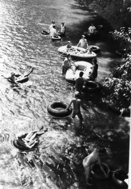 Slocan River fruit float