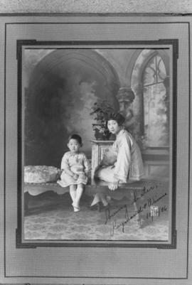 Lillian Ho's sister Winnifred Eng and one of her children