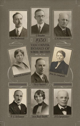 1930 Vancouver Board of School Trustess