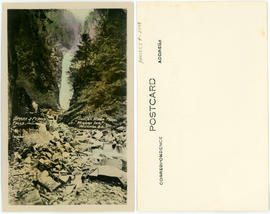 Spray of Pearls Falls : Indian River Park, 'Wigwam Inn', Vancouver, B.C.