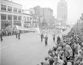 Victory Loan parade [on Burrard Street]