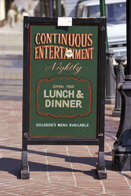 Maple Tree Square Signs [Continuous Entertainment]