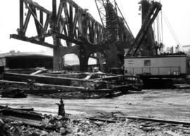 Demolition of the "old" Georgia Viaduct. 29.7.71.