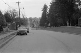 Looking west on East 15th Ave. toward Knight St.