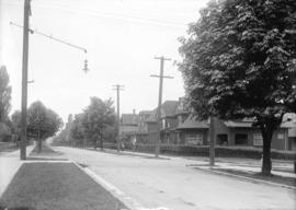 [View of Melville Street, looking west from near Thurlow Street]