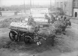 [Labour Day Parade: Street Cleaning Dept. 1914]