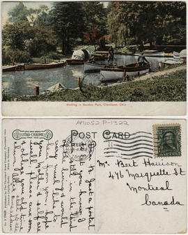 Boating in Gordon Park, Cleveland, Ohio