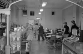 Interior of the Silver Grill Café in Fort McLeod, Alberta