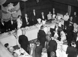 [St. George's Day banquet at the old Hotel Vancouver]