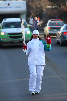 Day 090, torchbearer no. 023, Indira D - Salmon Arm