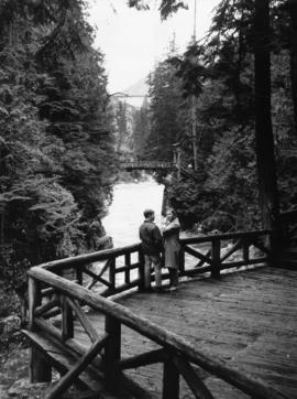 Couple at Capilano Canyon Park