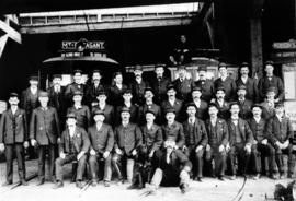 Conductors and motor men at Mount Pleasant Barn