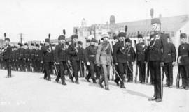 [Annual inspection] 6th [Regiment, The Duke of Connaught's Own Rifles on the Cambie Street Grounds]