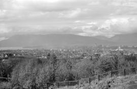 [View of the city looking northwest from Little Mountain]