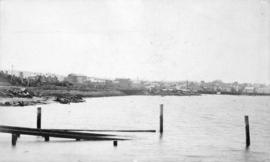 [View of the waterfront looking west from near the foot of Dunlevy Avenue]