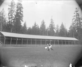 [Grandstand at Brockton Point grounds]