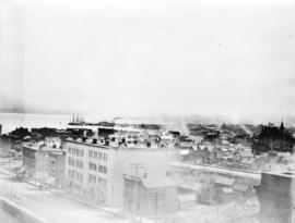 [Looking northeast from Georgia Street from the Hotel Vancouver]