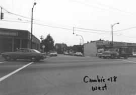 Cambie [Street] and 18th [Avenue looking] west