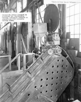 Vancouver Iron Works Limited - Mechanical Device Designed by A.E. House for Electrically Welding ...