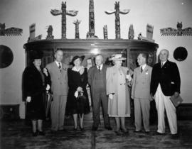 Vancouver Mayor J.W. Cornett, Premier T.D. Pattullo, V.E.A. President J. Dunsmuir, and Edward and...