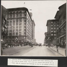 Granville Street looking south at Georgia Street