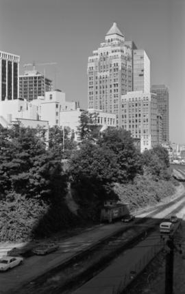 Vancouver, buildings near Burrard and Hastings, [Marine Building]