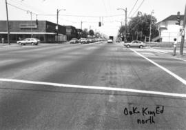 Oak [Street] and King Edward [Avenue looking] north