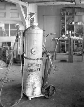 Interior of [New Method] Welding Shop [at 715 Pacific Street]