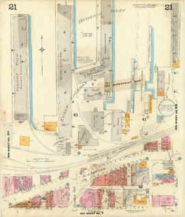 Plate 21 [Main Street to Burrard Inlet to Carrall Street to Powell Street]