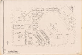 Sectional map of Vancouver showing streets, block and lot outlines, and building perimeters : Map...