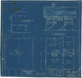 Drawing for unidentified bungalow