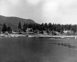 [Bowen Island Inn Resort as viewed from Deep Bay]