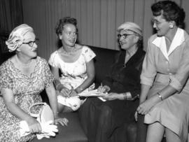 Mrs. J. Dunsmuir, Mrs. C. Munroe, Mrs. P.H. Moore, Mrs. R. Gram