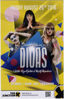 Sienna Blaze's Divas with Rose Butch and Misty Meadows : Friday, August 26th, 2016 : The Junction