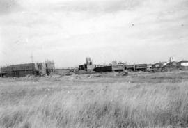 [Job no. 787 : photograph of Lethbridge Municipal Hospital construction site] : from 10th Ave.
