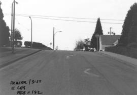 Fraser [Street] and 31st [Avenue looking] west