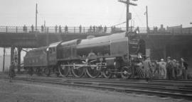 The Royal Scot [L.M.S. 6100 Steam Eng.] at Tunnel Portal