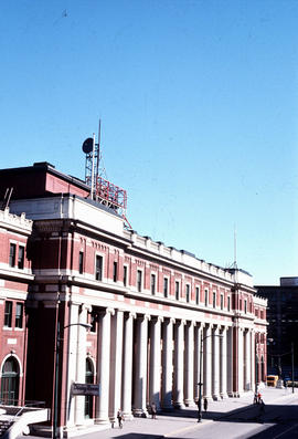 [Exterior view of the] CPR, [Canadian Pacific Railway Station, at 601 West Cordova Street]
