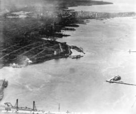 [Aerial view of] Vancouver Harbour looking west