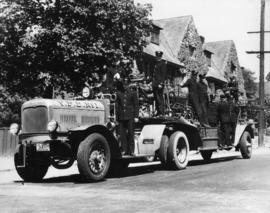 1909 Seagrave  Aerial, Type AC-90 (air cooled) (first aerial built by the Seagrave Co., Columbus,...