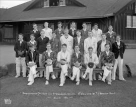 St. George's School and Brentwood College 1st Cricket XIs at Brockton Point - June 1941