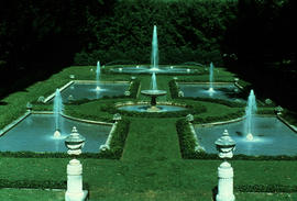 Gardens - United States : Italian water garden, Longwood Gardens, Kennett Square, Pennsylvania