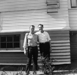 Portrait of two unidentified men