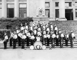 [Kitsilano High School (Boys) Band on the Court House Steps]
