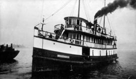 [Bowen Island ferry "Belcarra"] leaving Vancouver, B.C.