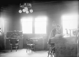 Bank of Hamilton [interior view, Port Hammond, B.C.]